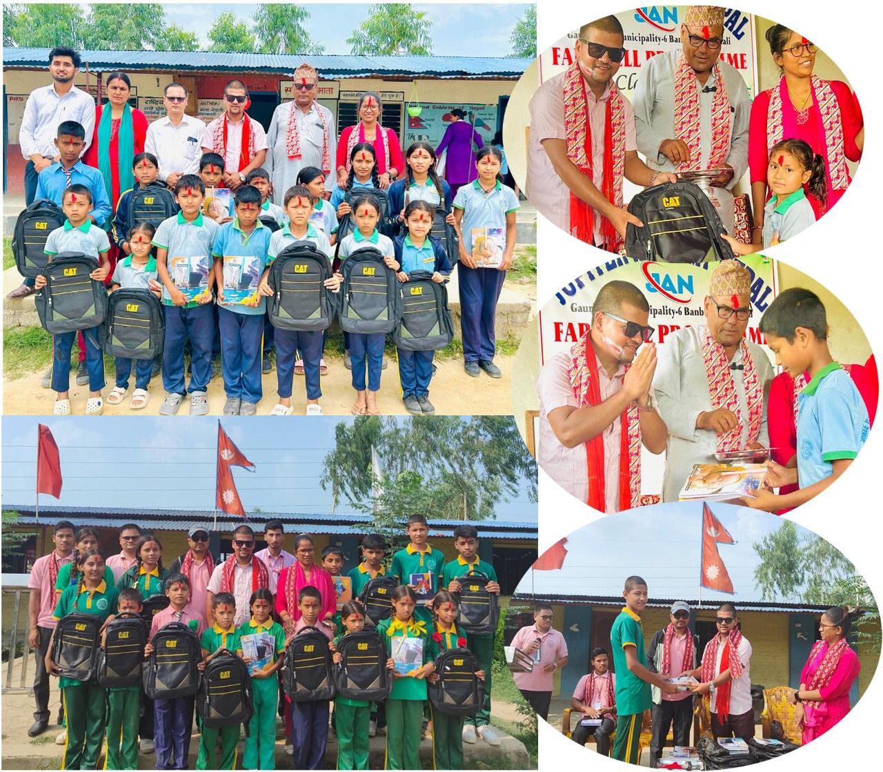 हेमन्त राज जोशीद्वारा जन्मदिनको अवसरमा बालबालिकालाई शैक्षिक सामग्री वितरण