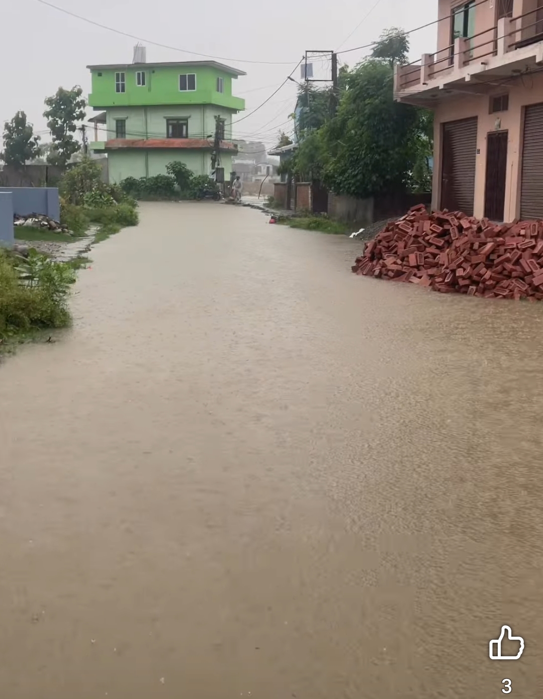 कैलालीको  गोदावरी - २ रिङरोड पुर्ण डुबानमा