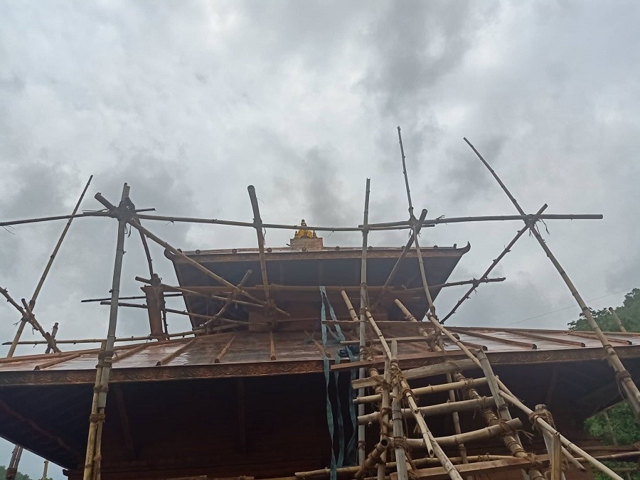 गाेदाबरी धाममा कैबल्यनाथ मन्दिर को निर्माण कार्य अन्तिम चरणमा