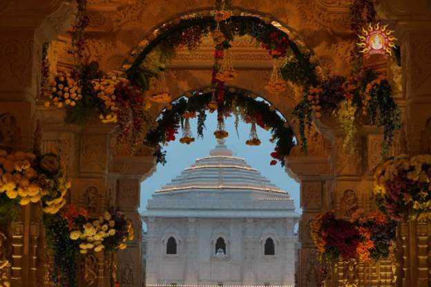 भारतमा प्रख्यात राम मन्दिर को प्राण प्रतिष्ठा