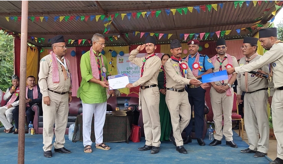 गोदावरीमा ६१४औं स्काउट तालिम सम्पन्न, ३० जनालाई प्रमाणपत्र वितरण