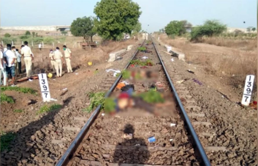 भारतमा रेलको लिगमा सुतेका १६ जनाको मृत्यु, ५ घाईते