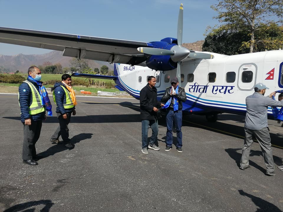 सुदूरपश्चिम प्रदेशका  चार जिल्लामा  मंगलबार सीता एयरको  परीक्षण उडान
