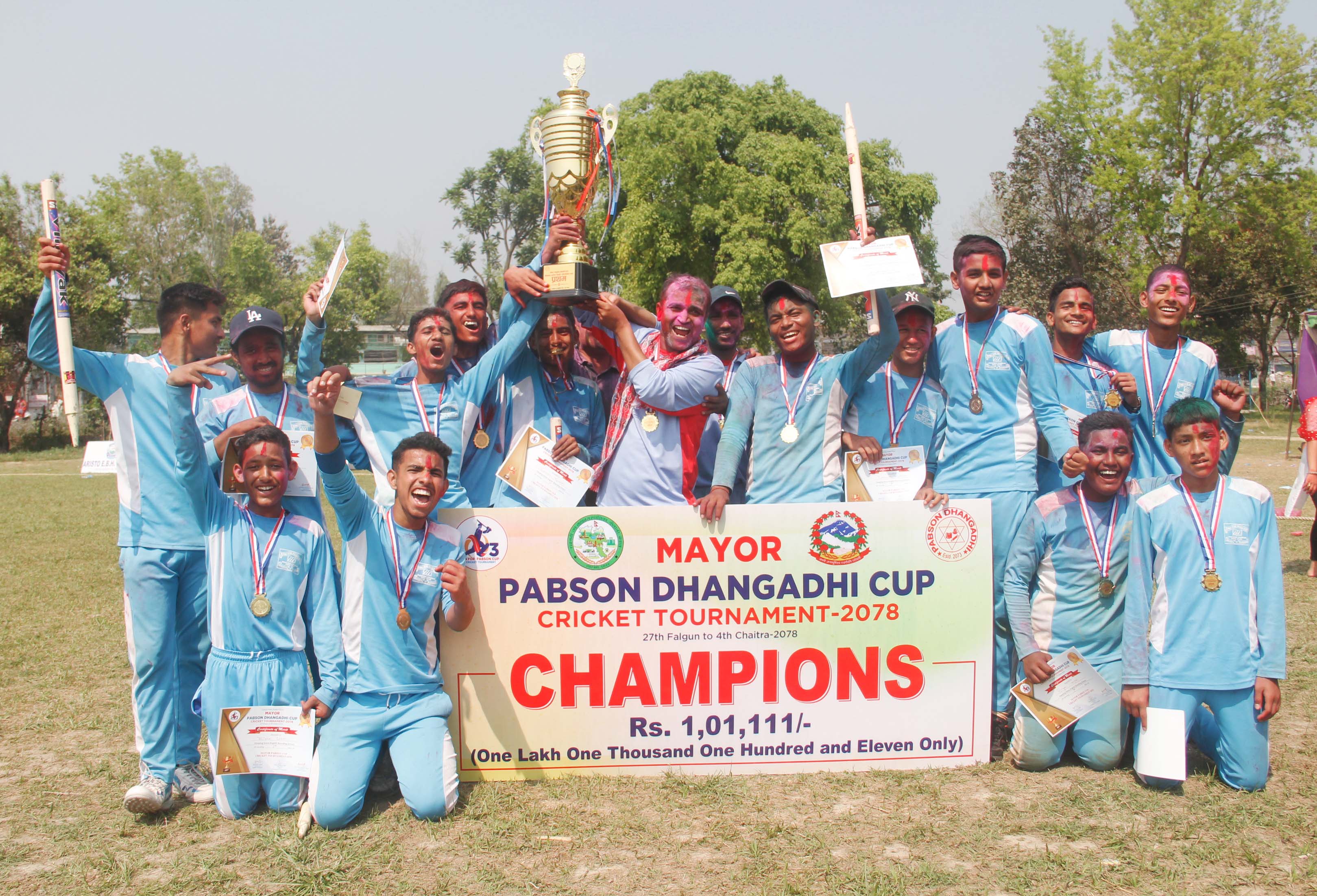मेयर धनगढी प्याब्सन कपको उपाधि स्टेपिङलाई, लिटल फ्लावर उप–विजेता