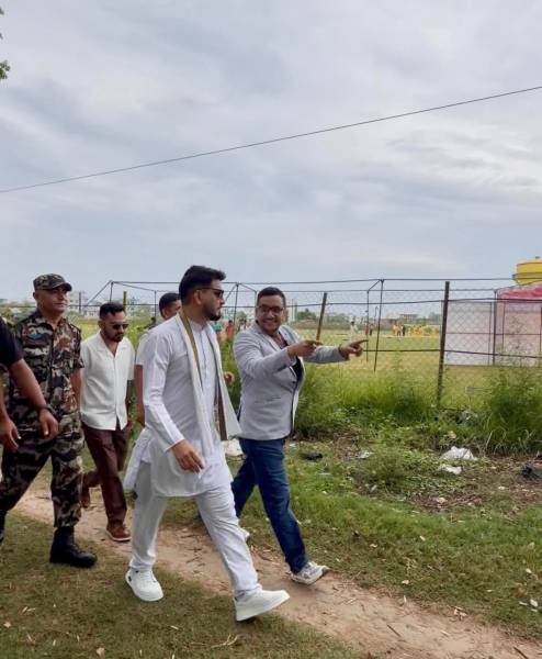 फाप्ला क्रिकेट रंगशाला निर्माण तीव्र बनाउने मन्त्री लम्सालको आश्वासन