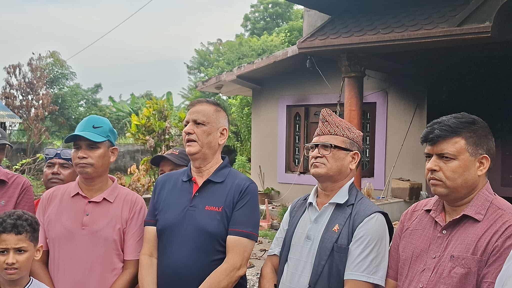 जेन - जी आन्दोलनकारीले घर जलाएपछी  एमाले सचिब  भट्ट  भन्छन्, “सम्पत्ति जोडेका थिएनौं बरु गुमाएका  थियौँ "