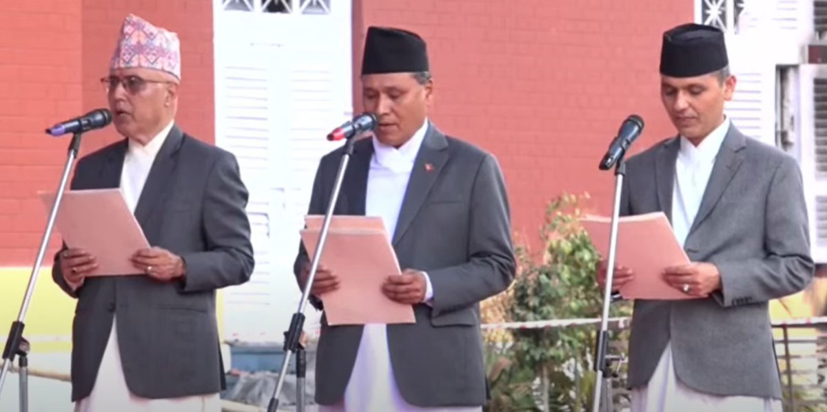 कार्की नेतृत्वको मन्त्रिपरिषद् विस्तार : तीन मन्त्री थपिए