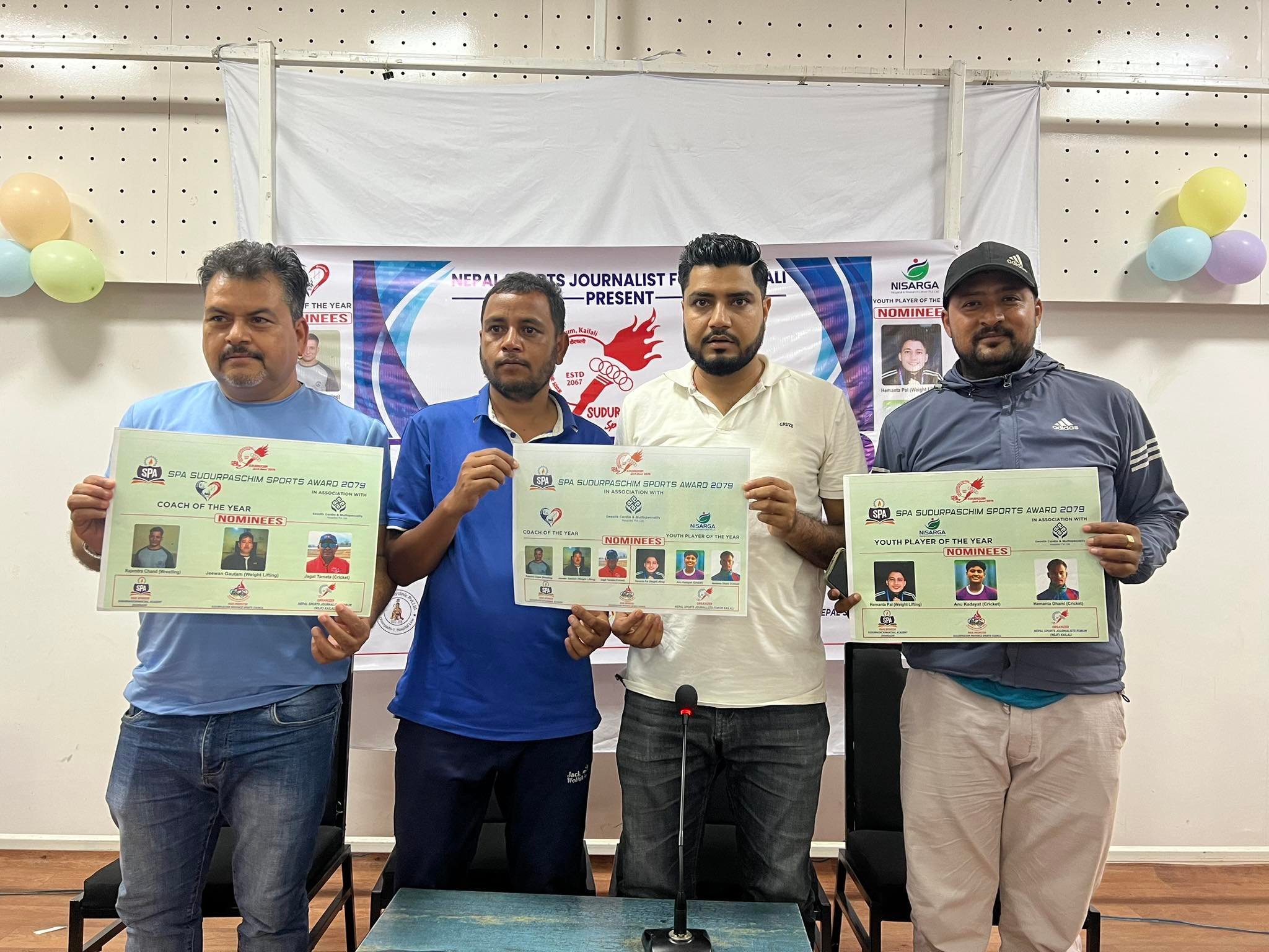 एसपिए सुदूरपश्चिम स्पोर्टस अवार्डः बर्ष प्रशिक्षक र युवा खेलाडी विधाको मनोनयन सार्वजनिक 