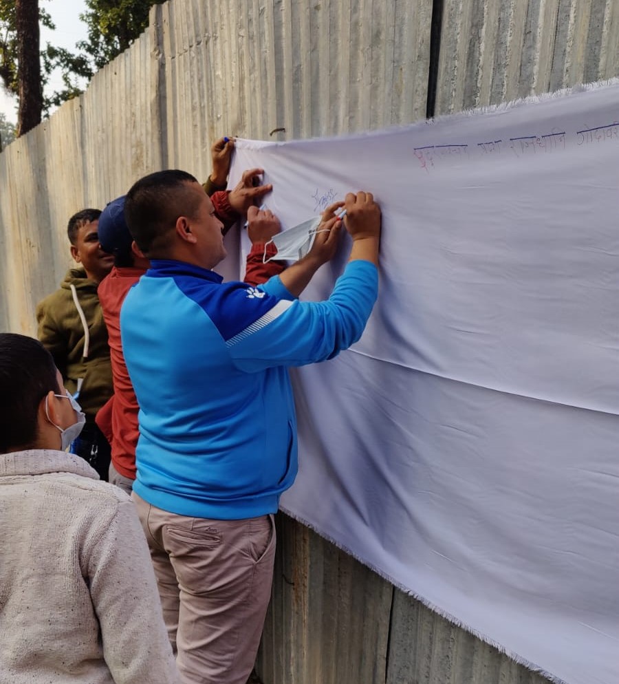राजधानी निर्माण को लागि अत्तरियामा हस्ताक्षर अभियान शुरु