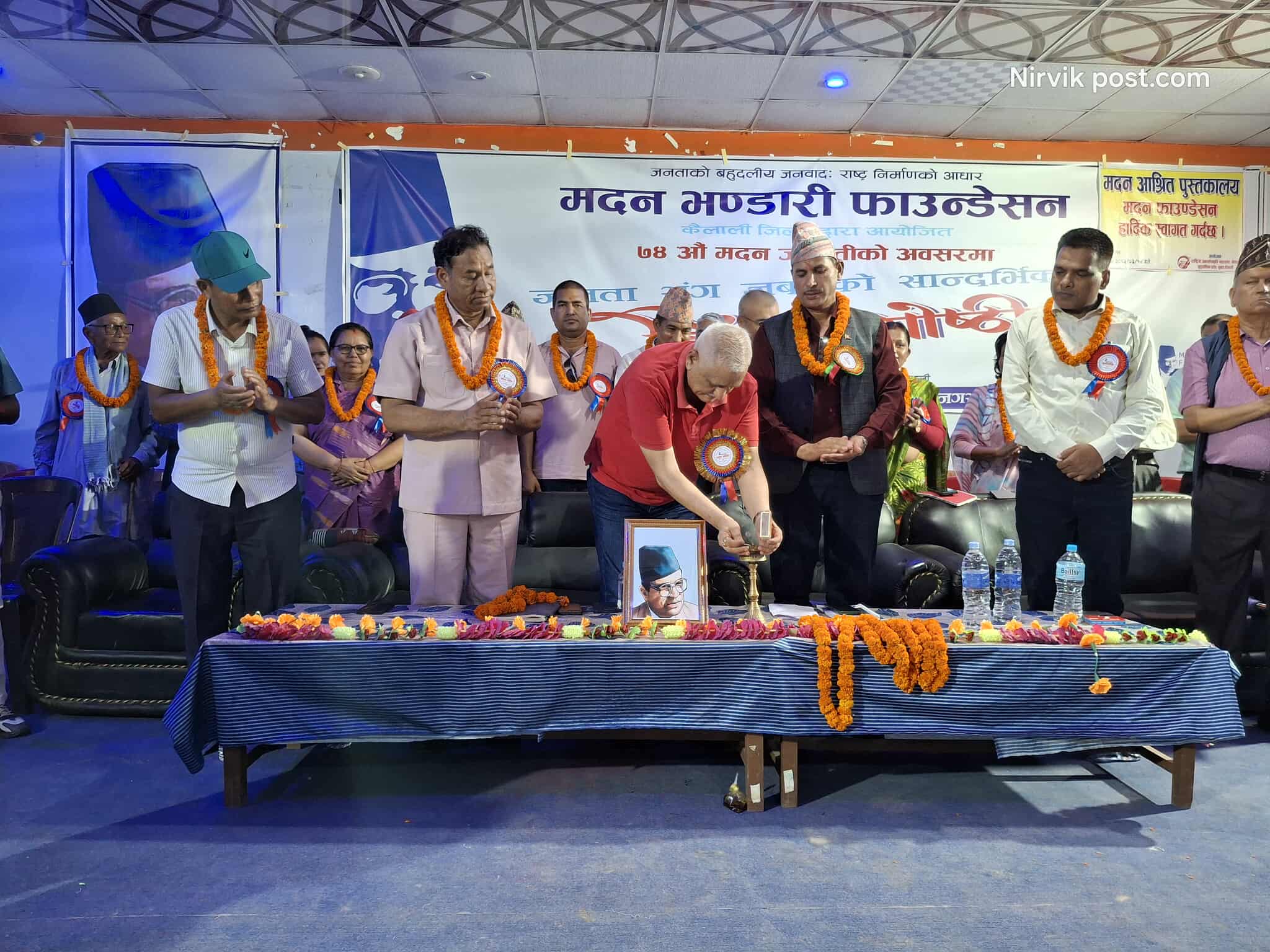 भित्तामा तस्बिर टाँसेर पुग्दैन, मदन भण्डारीको विचार आत्मसात् गर्नुपर्छ: लेखराज भट्ट