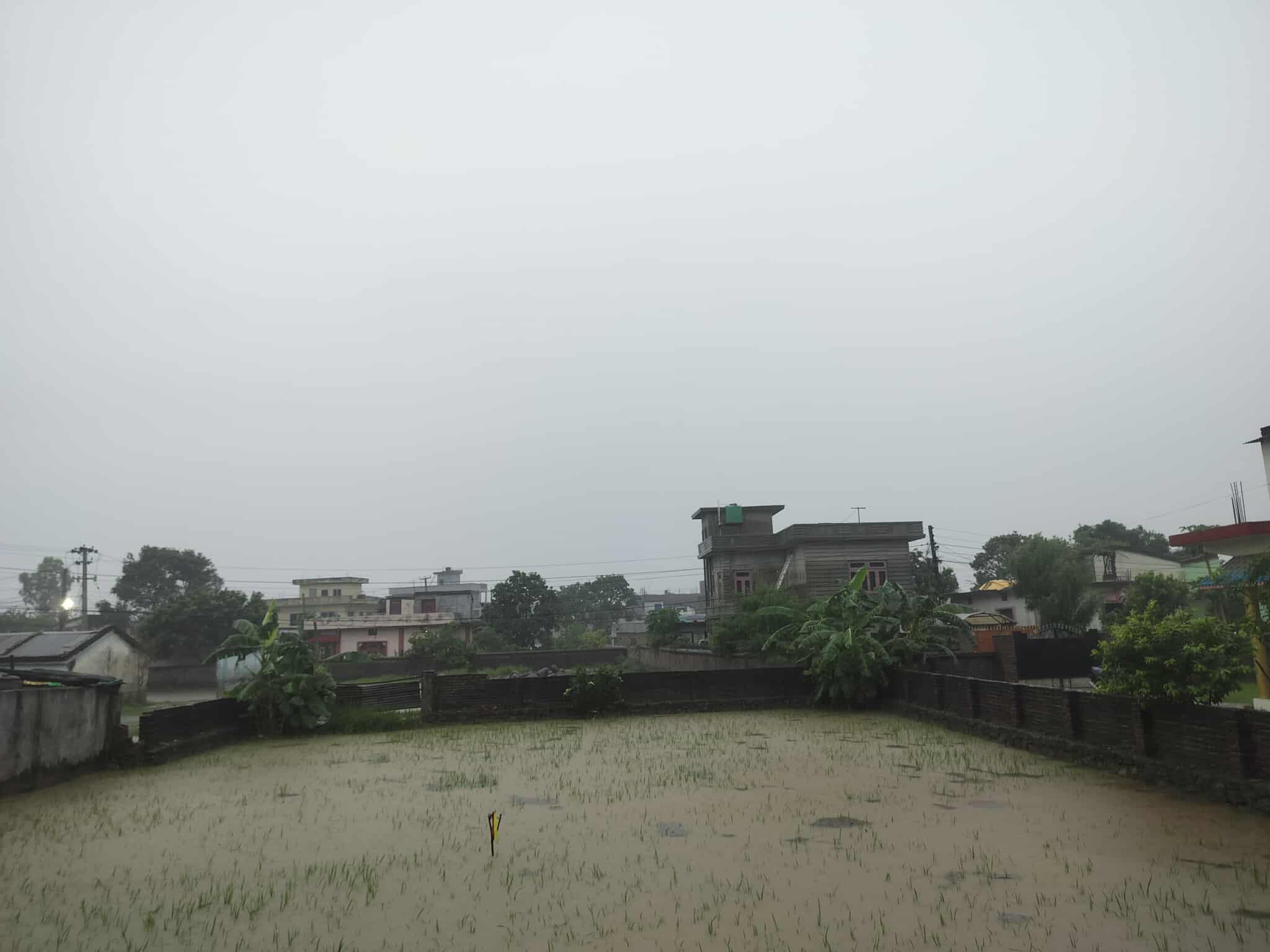 कैलालीमा बिहानै देखि भारी बर्षा