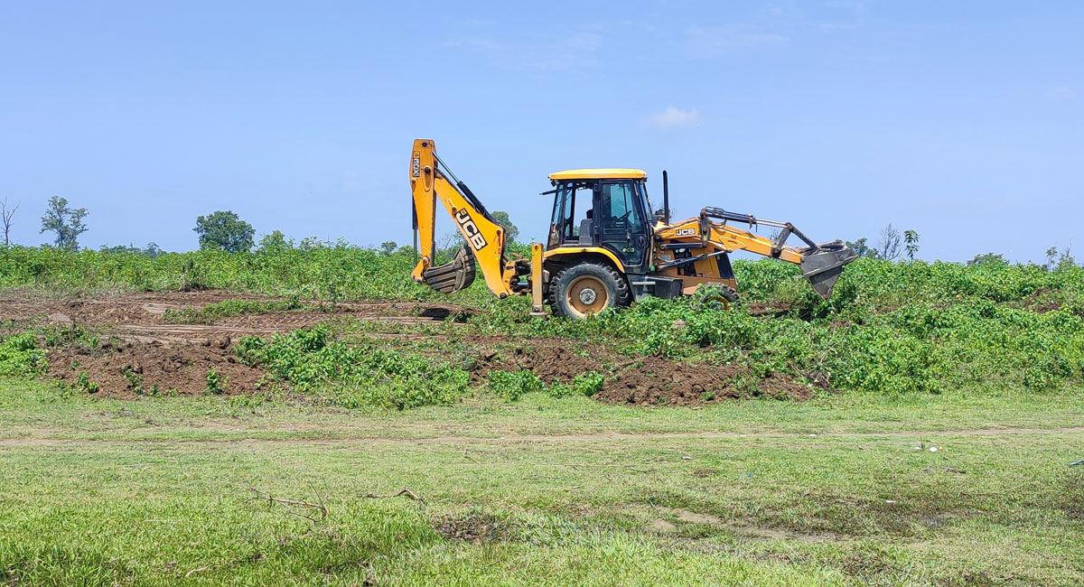 कञ्चनपुरको दोधारा चाँदनीमा  सुक्खा बन्दरगाह निर्माणको काम सुरु