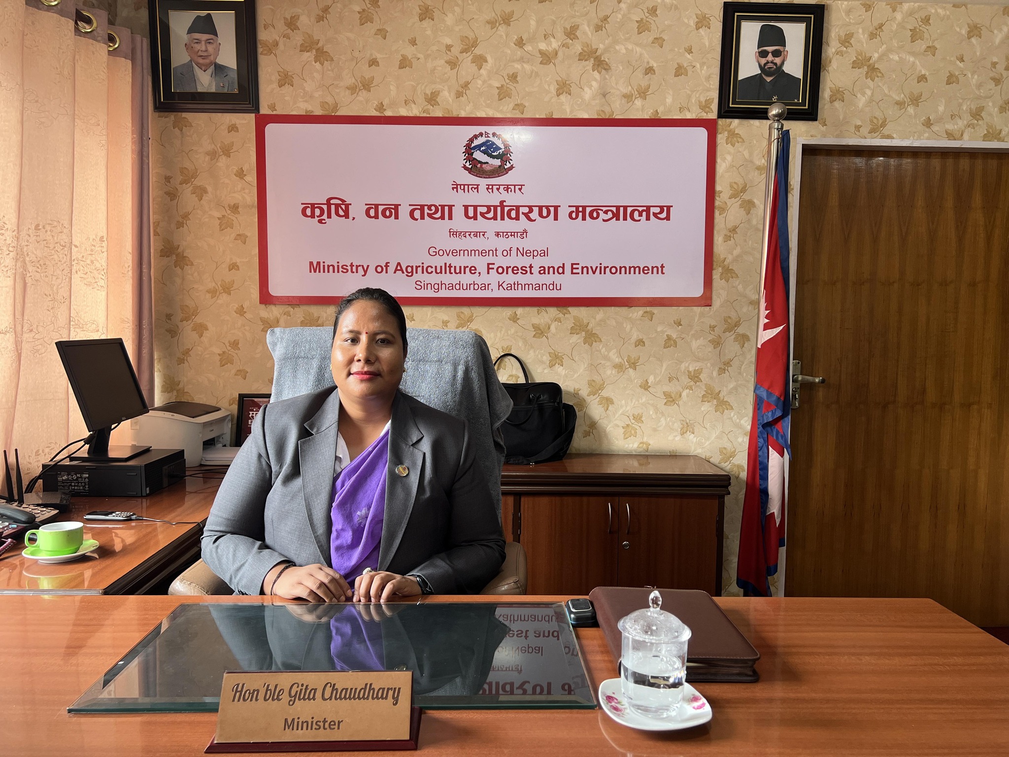 असारसम्म ६ लाख मेट्रिकटन मल उपलब्ध गराइने मन्त्री चौधरीको प्रतिबद्धता