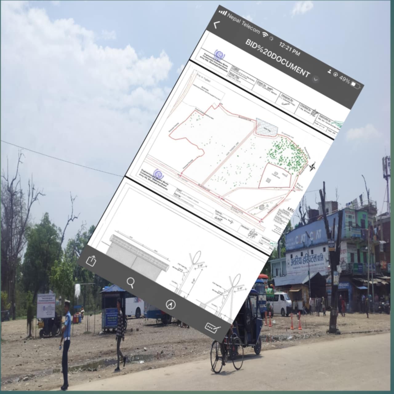 नेपाली सेनाद्वारा अत्तरिया बसपार्क आसपासमा काँडेतारको लागि टेन्डर आह्वान